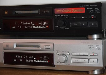 Minidisc deck SONY MDS-JE530,10x MD, manuál, kabely cinch - - 2