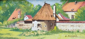 OBRAZ - Katovna v Třeboni - sign. - 2