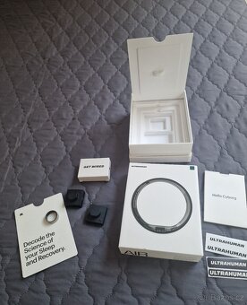 Prsten Ultrahuman Ring Air vel. 11 – Raw Titanium-v záruce - 2