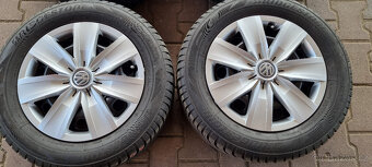 Plechové disky VW Troc 5x112 6x16 ET43 205/60r16 zimni - 2