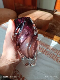 Lité sklo , váza - 2