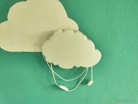 Nástěnné LED svítidlo mrak bílá - 2