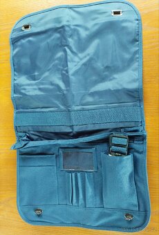 Taška modrá s kapsama - 2