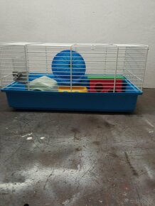 Prodám klec na drobné hlodavce. - 2