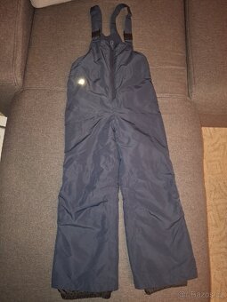 Lyžařské kalhoty 122/128 modré - 2