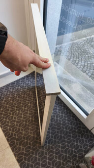 Zrcadlo na bílém rámu "provence" - 2