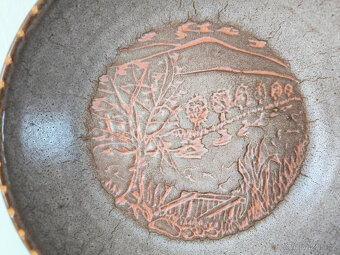 Mísa hliněná s obrazem - 2