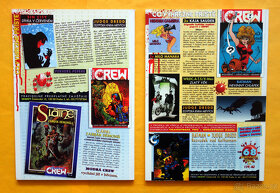 2x komiksy Crew - 7/ 1998 a 8/ 1998  NEČTENÉ - 2
