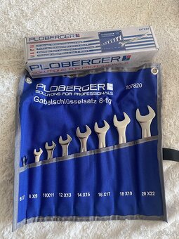 Sada plochých klíčů oboustranných Ploberger -NOVÉ - 2