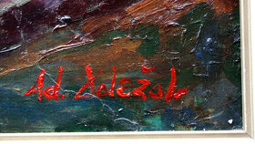 Adolf Doležal 1898 - 1978, obraz 56 x 64 cm, olej sololit - 2