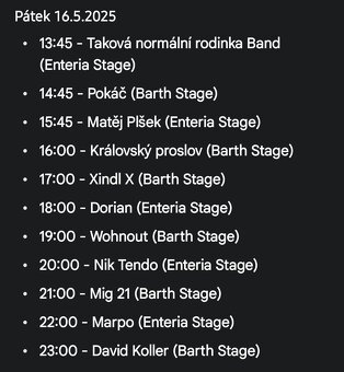 MAJÁLES Pardubice 16. - 17.5.2025 - 2
