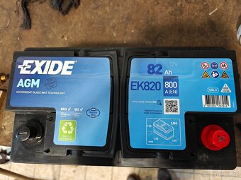 Nová autobaterie Exide AGM 82Ah - 2