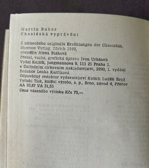 Martin Buber - Chasidská vyprávění, 1990 - 2