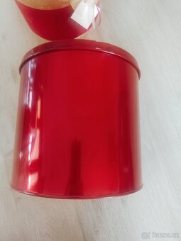 Dárkové plechové dózy průměr 25 cm - 2