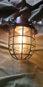 Rekonstruovaná orig. Industriální lampa 1960-70 - 2
