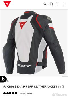 Dainese letní kožená bunda s airbagem - 2