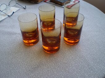 skleničky - MOSER -  neužívané- nekompletní - 2