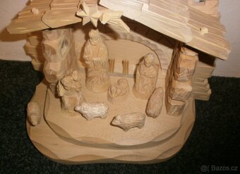 Český dřevěný betlém 14B8 - 2