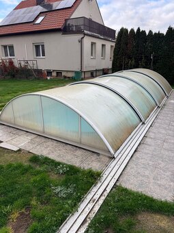 Zastřešení bazénu 3,5m x 790 cm, cena 15 tis Kč - 2
