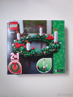LEGO Vánoční věnec 2v1 40426 - 2