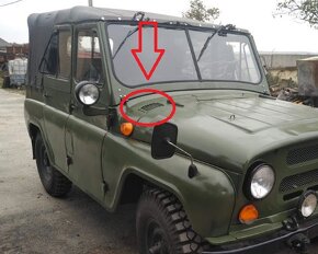 Těsnění topení před velitelem UAZ 469 - 2