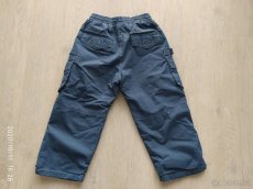 Zateplené kalhoty vel.104 - 2