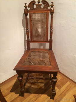 4 ks historických židlí - 2