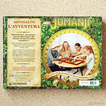 Desková hra Spin Master Jumanji - italsky - 2