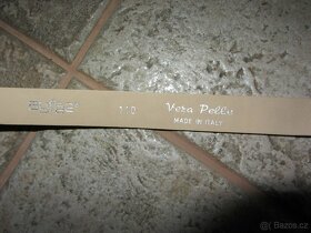Béžový pásek Vera Pelle - 2