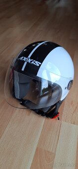 Přilba na motorku otevřená Axxis vel. S, jako NOVÁ - 2