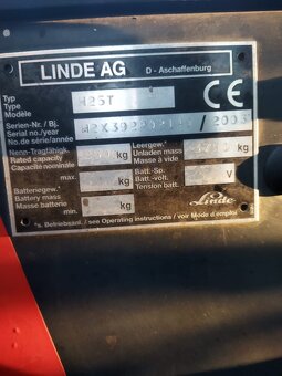 VYSOKOZDVIŽNÝ VOZÍK LINDE H 25T - 2