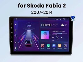 Android autorádio s navi pro ŠKODA FABIA 2 (2007-2014) - 2