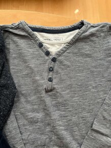 Chlapecká trika s dlouhým rukávem vel. 134/140 a 146/152 - 2