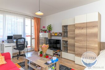 Zařízený byt 1+1 s krásným výhledem, 33 m² + 7 m² lodžie, Pr - 2