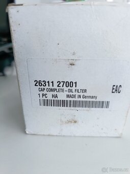 Kryt vložky olejového filtru na Hyundai Santa FE, Tuscon, - 2