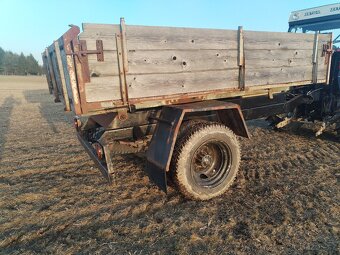 Sklápěcí vlek za traktor,sklopka - 2