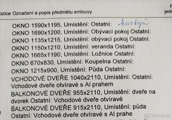 Plastové okna a vchodové dveře - 2