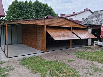Plechová garáž nebo plechová hala. Montáž zdarma. Plzeň - 2