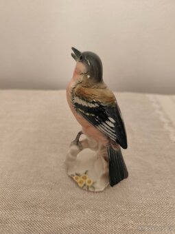 Ens Volkstedt vtáčik porcelánová soška - 2