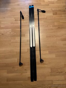 Set INOVIK běžky 155cm + hole 115cm - 1x použité - 2