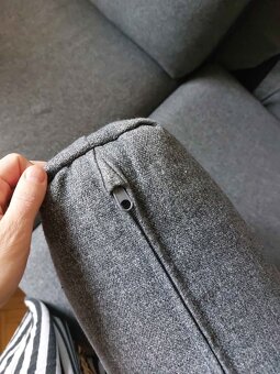 IKEA Vimle 3-místná ROZKLÁDACÍ šedá - 2