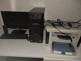 Monitor + počítač+ tiskárna+klávesnice+ myš - 2