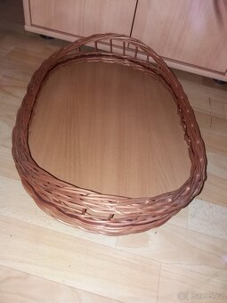 Nový proutěný koš na nádobí 50x35cm - 2
