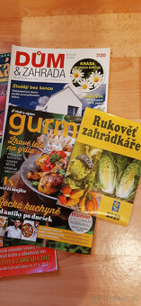 Časopisy Zahrádkář, Dům a zahrada, Gurmán - 2008 - 2020 - 2