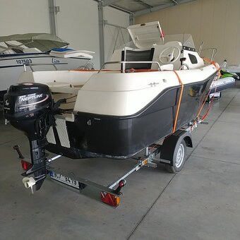 Laminátová loď 450 + motor NEPTUNE F5xs (10 koní) + přívěs - 2
