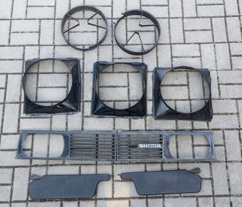 Škoda 100 105 120 svetla hrnce maska svody startér clonitka - 2