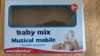 Baby mix hrací kolotoč nad postýlku - 2
