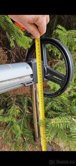 Naviják na bazénovou solární plachtu , hliník, stavitelný - 2