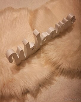 WELCOME Nápis dekorační - 2