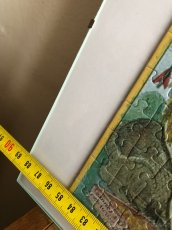 Puzzle stará historická mapa světa + kliprám sklo - 2